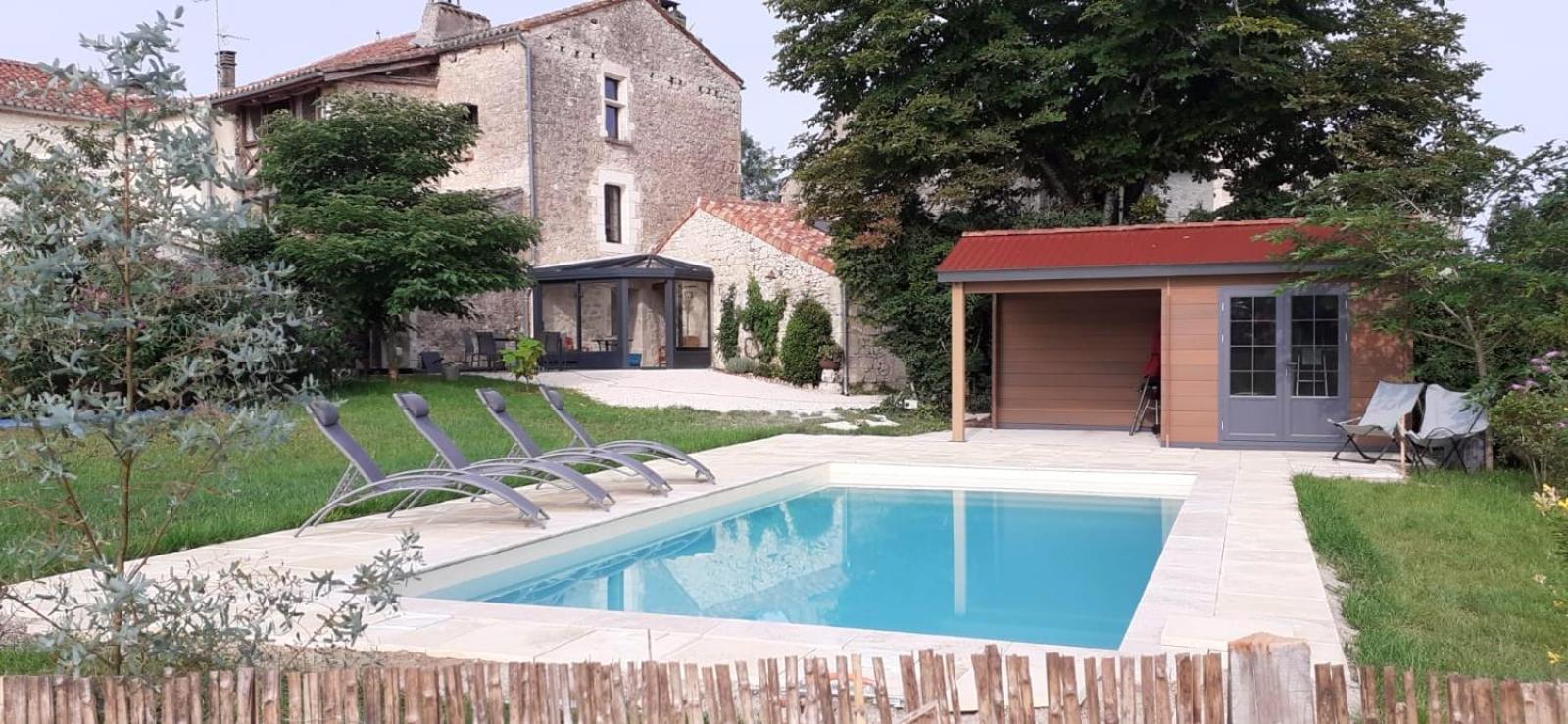 Maison De Village, Charme Et Confort Mauroux  Экстерьер фото